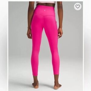 Lululemon Align High Rise Leggings 25" Sonic Pink Athletic Athleisure Size 4
